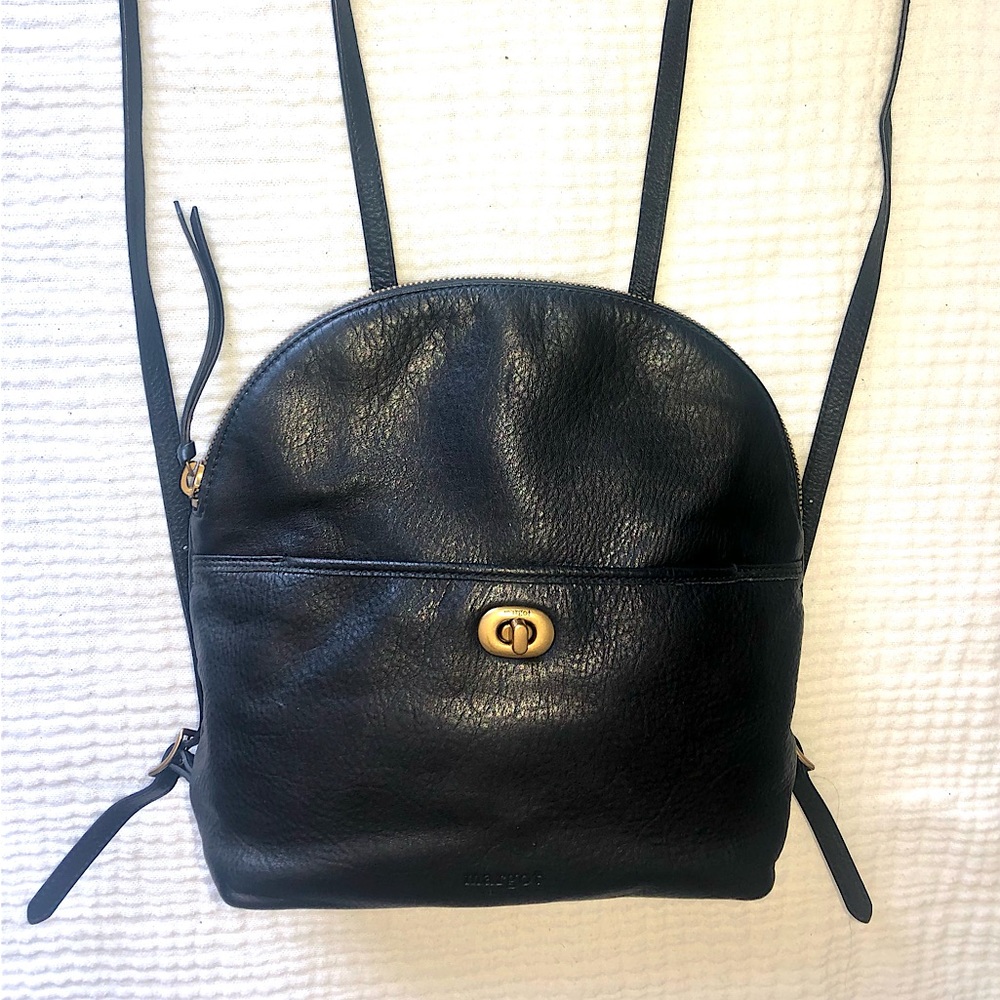 MARGOT NY Leather Backpack.